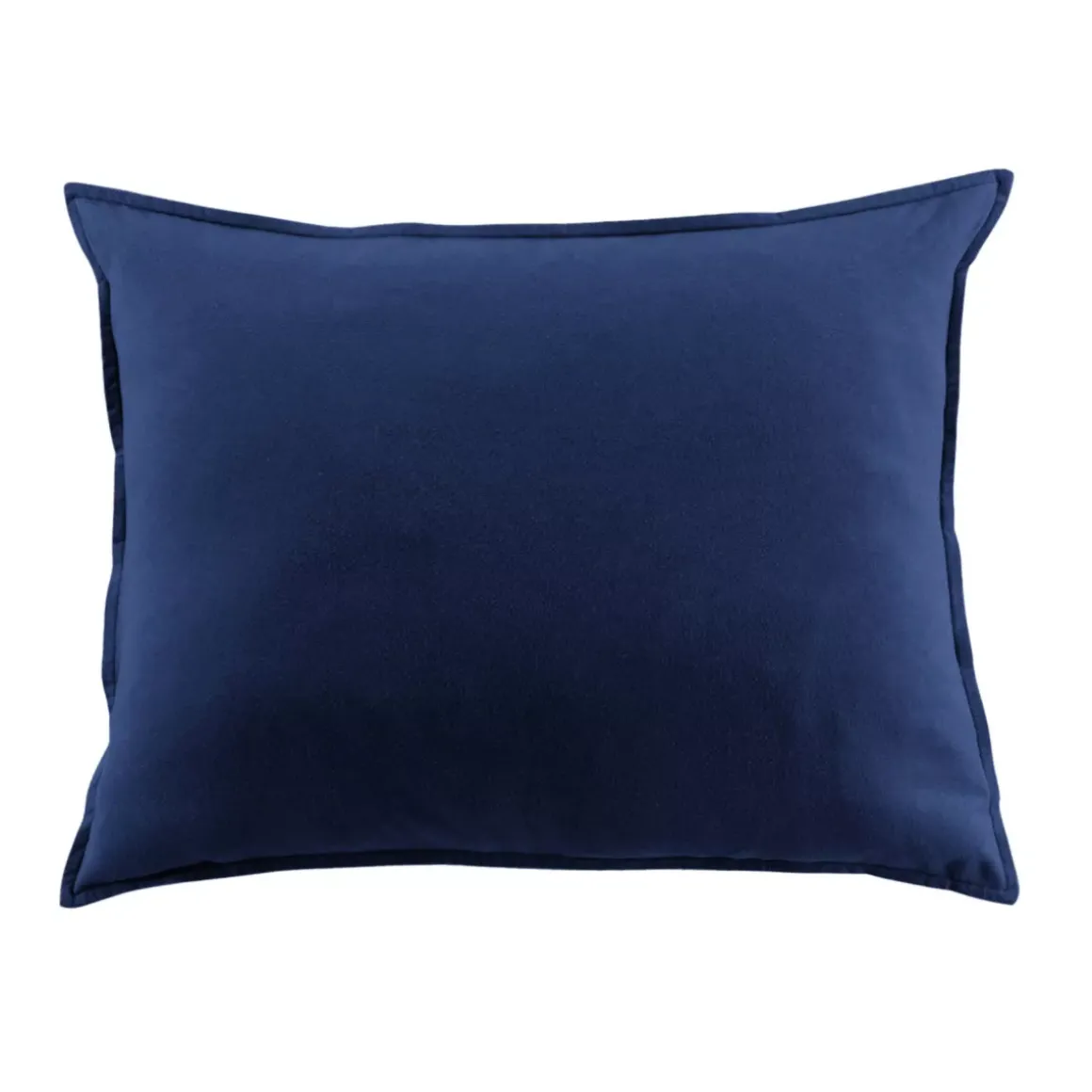 Federa per cuscino rettangolare flanella di cotone (50 x 80 cm) Nina Blu navy