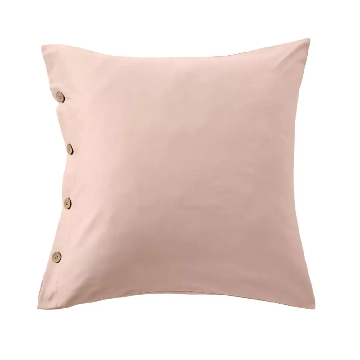 Federa quadrata in percalle di cotone (80 x 80 cm) Diane Rose Blush