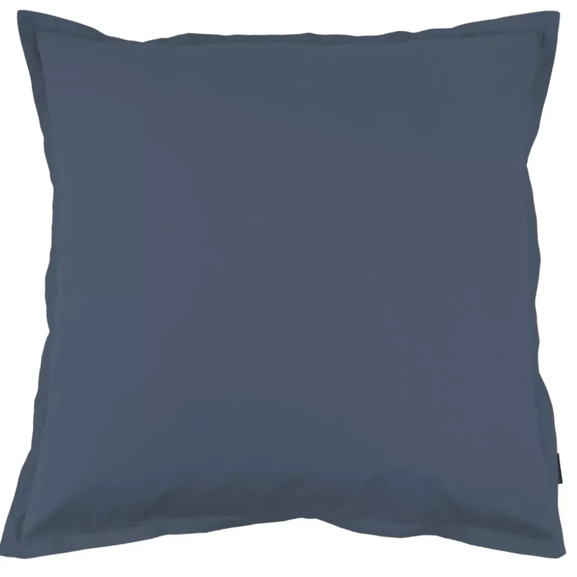 Federa quadrata percalle di cotone (65 cm) Cali Blu marine