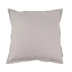 Federa quadrata percalle di cotone (65 cm) Cali Grigio chiaro