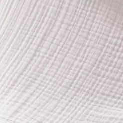 Federa quadrupla garza di cotone (50 x 80 cm) Victoria x Gaïa Bianco chantilly