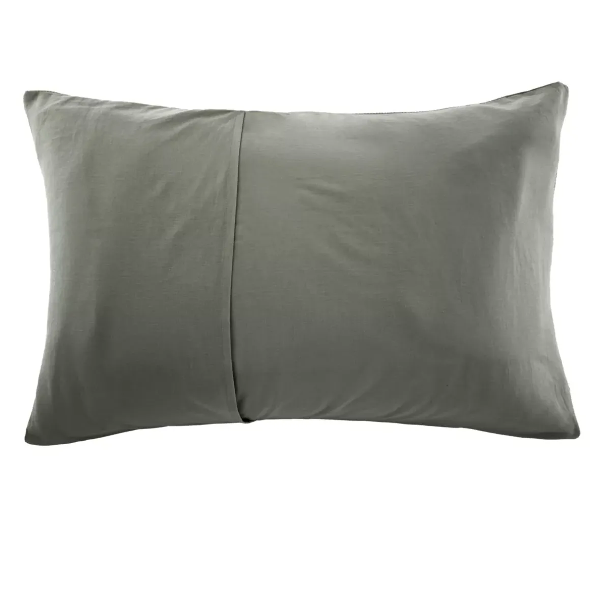 Federa quadrupla garza di cotone (50 x 80 cm) Victoria x Gaïa Verde rosmarino
