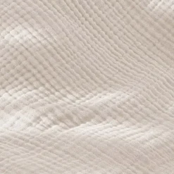 Federa quadrupla garza di cotone (60 x 60 cm) Victoria x Gaïa Beige pampa