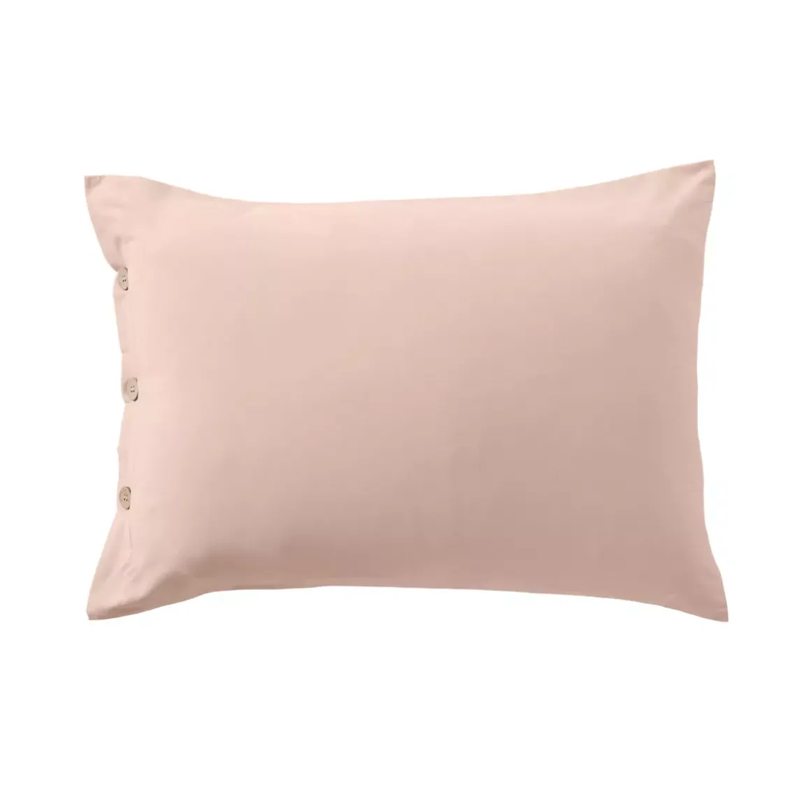 Federa rettangolare in percalle di cotone (50 x 70 cm) Diane Rose Blush