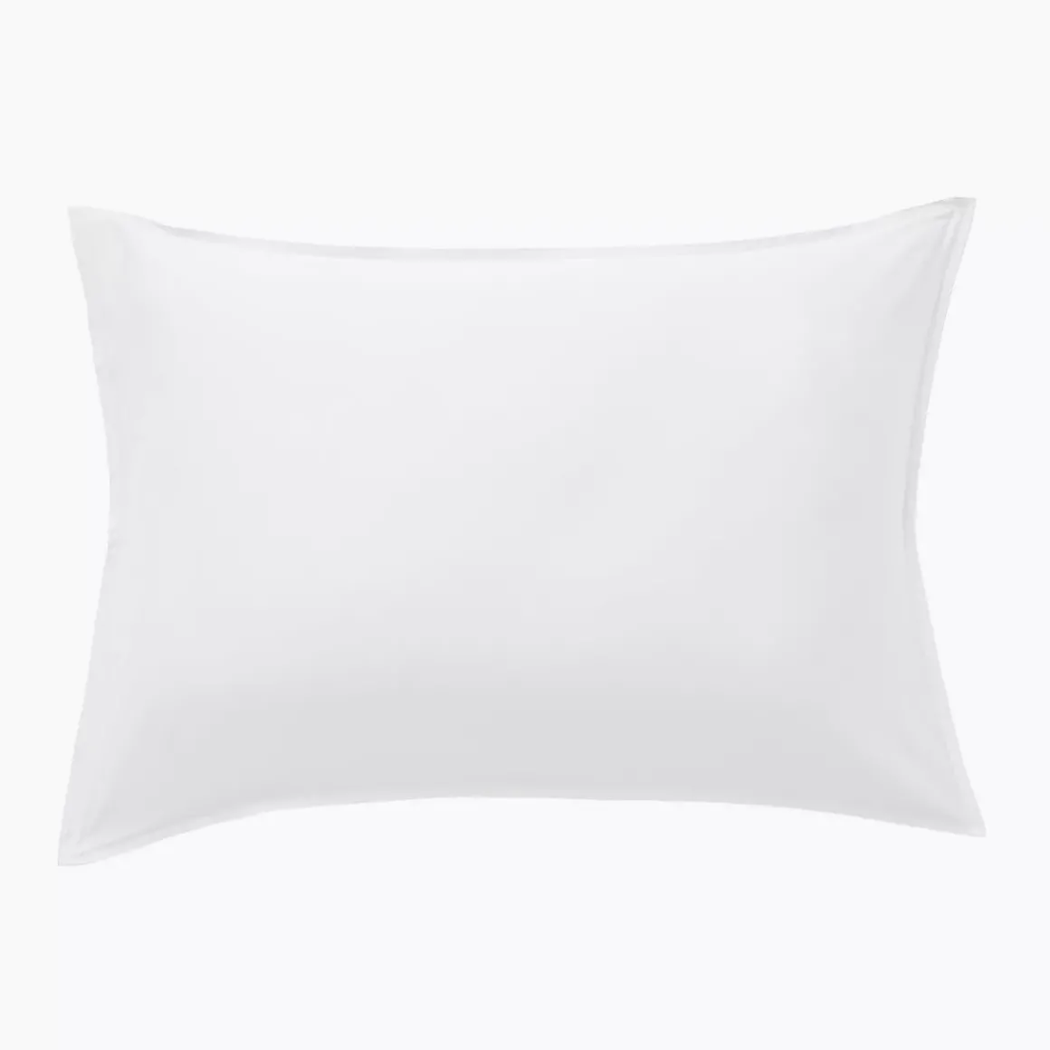 Federa rettangolare in raso di bambù (50 x 70 cm) Sienna Bianco