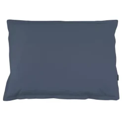 Federa rettangolare percalle di cotone (80 cm) Cali Blu marino