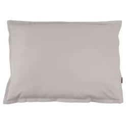 Federa rettangolare percalle di cotone (80 cm) Cali Grigio chiaro
