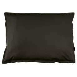 Federa rettangolare percalle di cotone (70 cm) Cali Nero