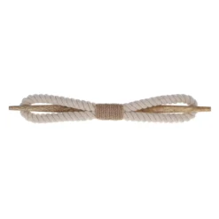 Fermacapelli per tenda in cotone Albertine Bianco