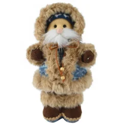 KAEMINGK Decorazioni E Oggetti Natalizi-Figurina natalizia (H32 cm) Eschimese ecopelliccia