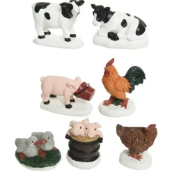 KAEMINGK Personaggi E Accessori Per Villaggio-Figurine animali della fattoria per villaggio