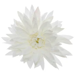 FEERIC LIGHTS Addobbi Natalizi-Fiore decorativo su clip (D15 cm) Dahlia glitterato
