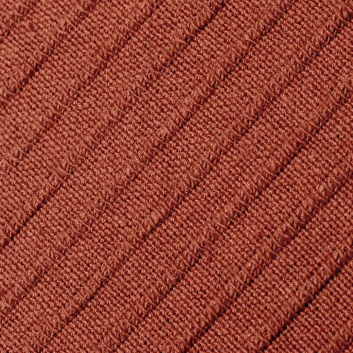 Fodera cuscino quadrato cotone (40 x 40 cm) Léa Terracotta