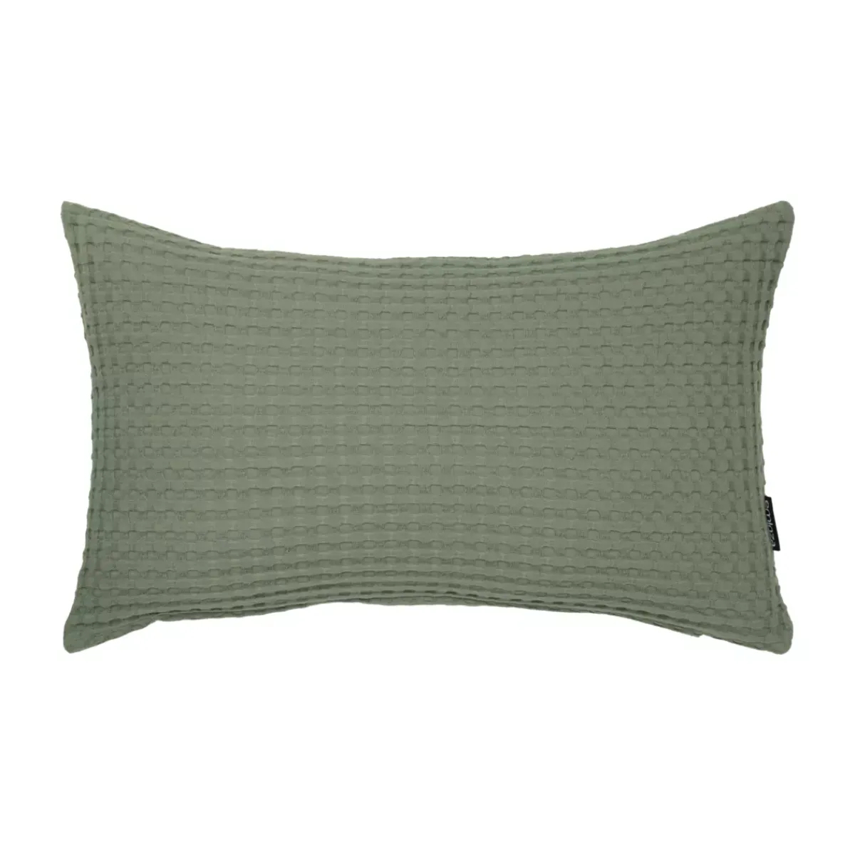 EMINZA Cuscini E Fodere-Fodera cuscino rettangolare cotone nido d'ape (30 x 50 cm) Maya Verde rosmarino