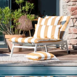 L'effet papillon Cuscini Lettini Da Spiaggia|Cuscini Per Lettini E Accessori-Fodera per cuscino da sdraio idrorepellente (190 x 70 cm) Noa