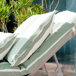 L'effet papillon Cuscini Lettini Da Spiaggia|Cuscini Per Lettini E Accessori-Fodera per cuscino da sdraio idrorepellente (190 x 70 cm) Noa