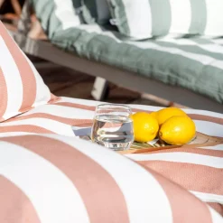 L'effet papillon Cuscini Lettini Da Spiaggia|Cuscini Per Lettini E Accessori-Fodera per cuscino da sdraio idrorepellente (190 x 70 cm) Noa Mattone