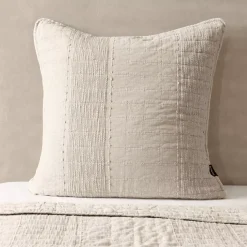 Fodera per cuscino quadrata in cotone (60 x 60 cm) Lena Beige Sabbia