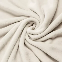 Fodera per cuscino quadrata in flanella (45 x 45 cm) Didou Beige greige