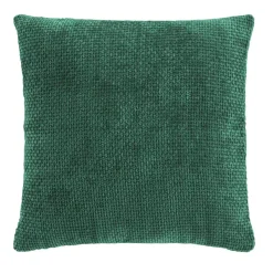 Fodera per cuscino quadrata velluto (40 x 40 cm) Leo Verde cedro