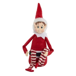 CHRISTMAS DREAM Babbo Natale Animali E Personaggi-Folletto buffone articolato (H20 cm) Gaston il furfante