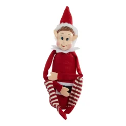 CHRISTMAS DREAM Babbo Natale Animali E Personaggi-Folletto burlone articolato (H30 cm) Gaston il furfante