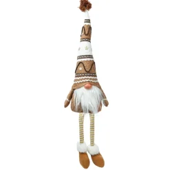 KAEMINGK Babbo Natale Animali E Personaggi-Folletto di Natale fatto a mano (H65 cm) Piccolo indiano gambe lunghe