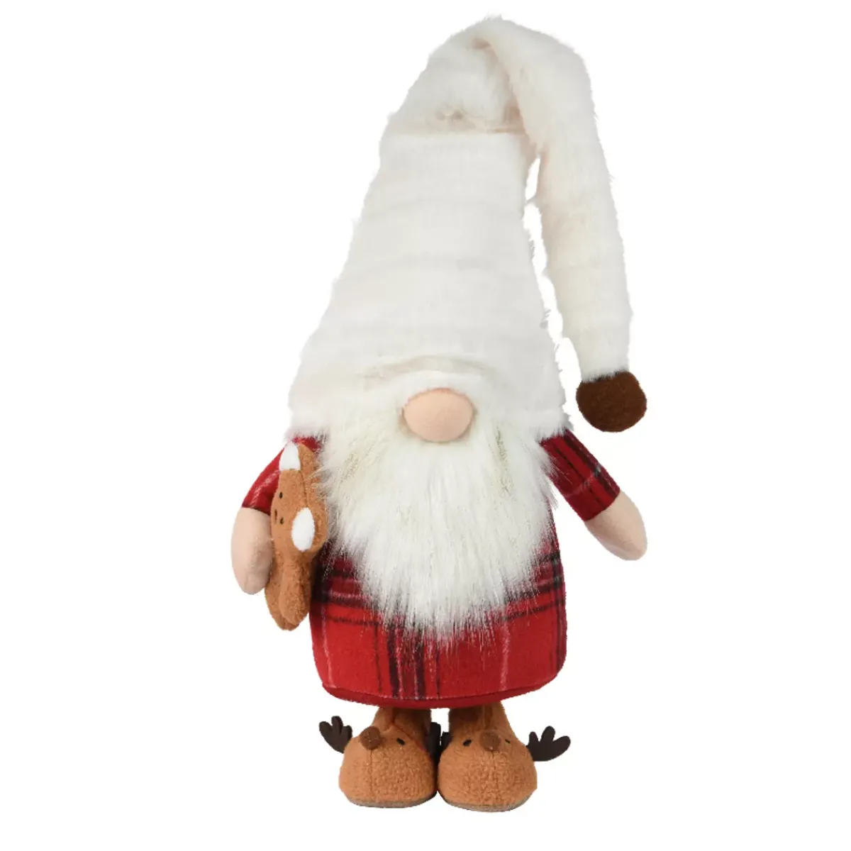 KAEMINGK Babbo Natale Animali E Personaggi-Folletto di Natale (H65 cm) Gluk Dormiente in pigiama