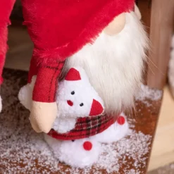 KAEMINGK Babbo Natale Animali E Personaggi-Folletto di Natale (H65 cm) Tilki Dormiente in pigiama