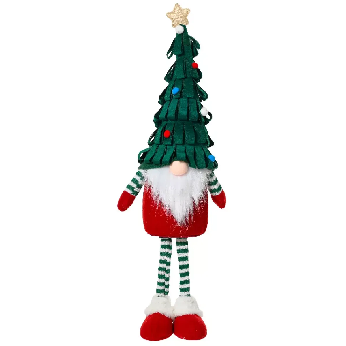 KAEMINGK Babbo Natale Animali E Personaggi-Folletto di Natale in piedi (H65 cm) Cappello albero