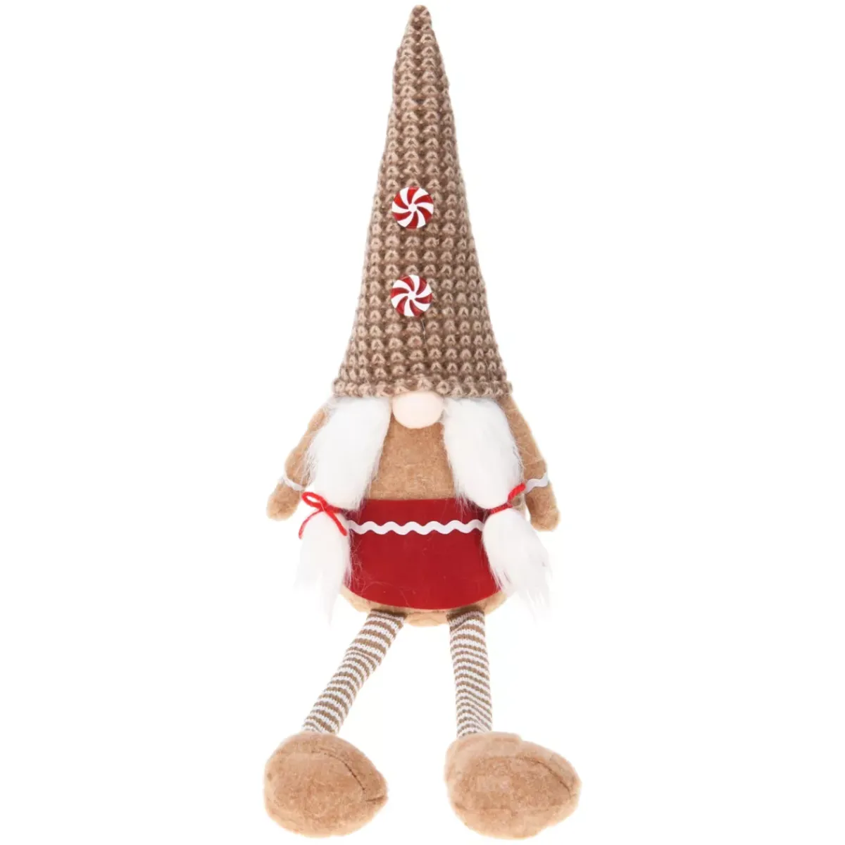 KOOPMAN Babbo Natale Animali E Personaggi-Folletto di Natale seduto (H57 cm) Miss Caramlio