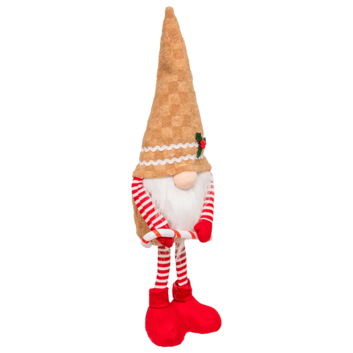 JJA Babbo Natale Animali E Personaggi-Folletto in piedi (H50 cm) Goloso Pan di zenzero