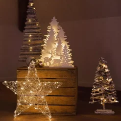 KAEMINGK Decorazioni E Oggetti Natalizi|Oggetti Decorativi E Illuminati-Foresta nordica luminosa a pile