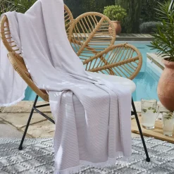 Fouta in cotone e spugna (95 x 180 cm) NaÃ«l Beige sabbia