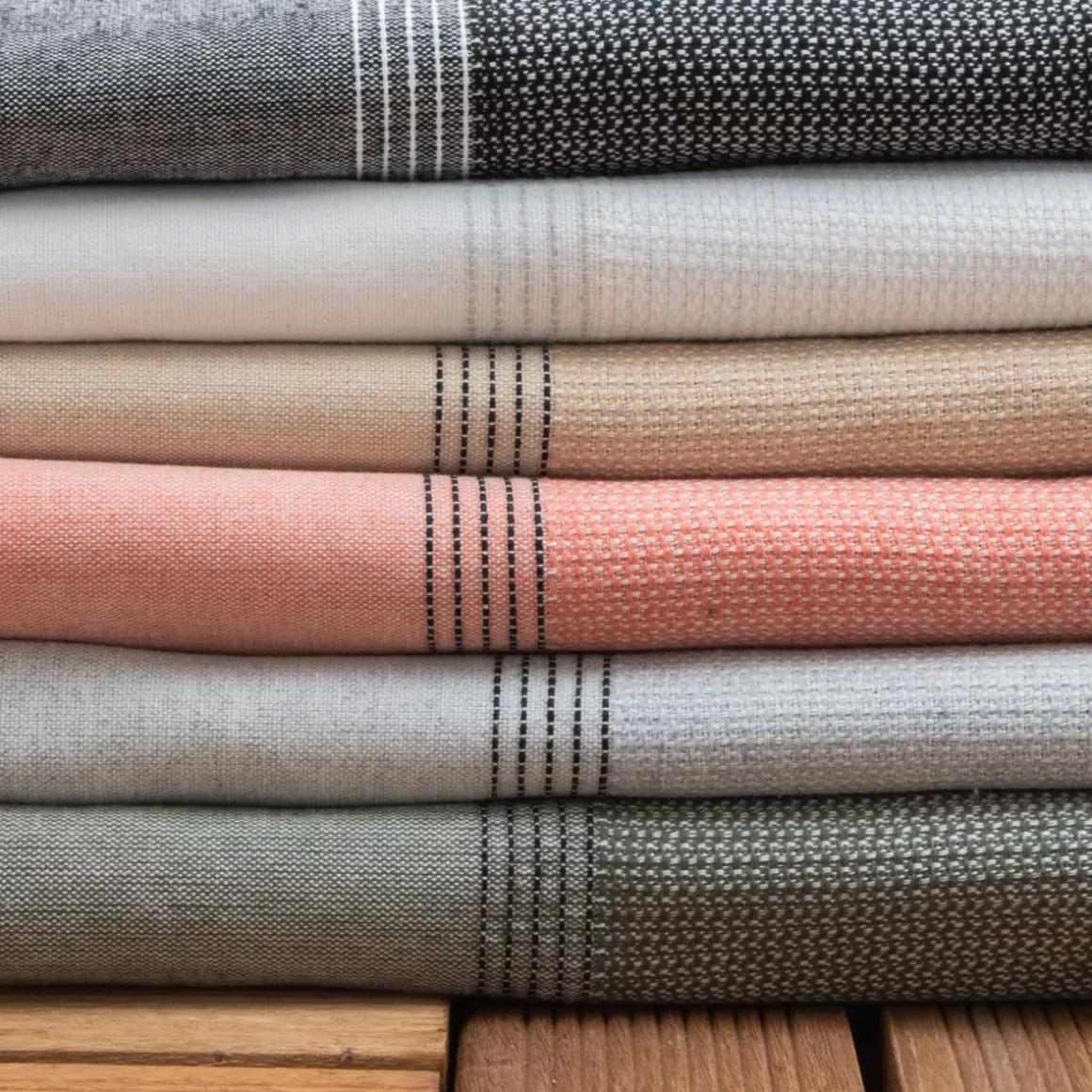 Fouta in cotone riciclato (100 x 200 cm) Beach Bianca