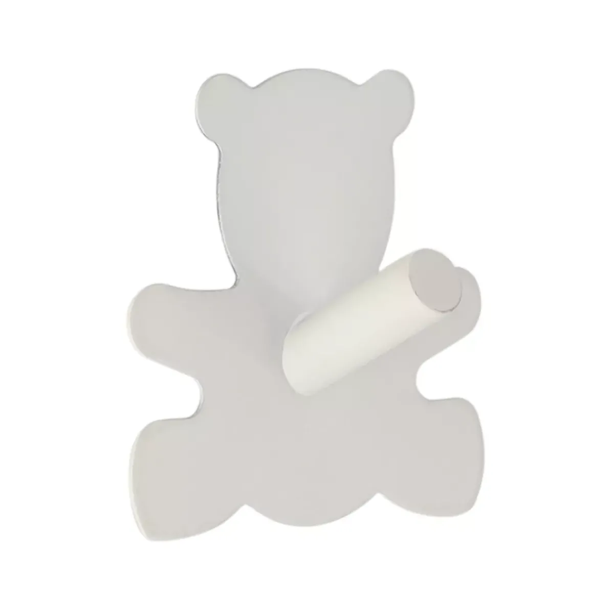TENDANCE Contenitori Bagno-Gancio adesivo 3M inox (H15 cm) Orsetto