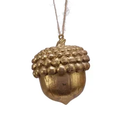 KAEMINGK Addobbi Natalizi-Ghianda di Natale da appendere (H8 cm) Vecchia Quercia