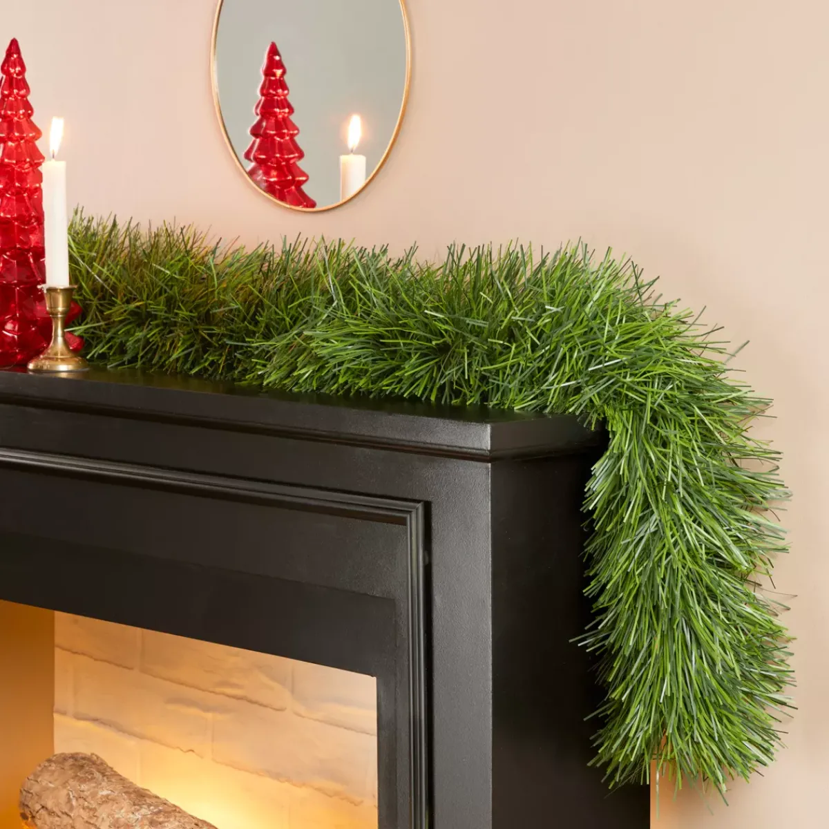 Feeric Lights & Christmas Ghirlanda In Abete Artificiale-Ghirlanda abete 500 cm XL Brilla