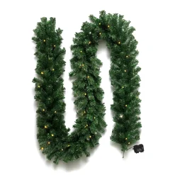 EMINZA Ghirlanda In Abete Artificiale|Alberi Di Natale Grande Dimensione-Ghirlanda abete luminosa Imperial Ø 25 cm Bianco caldo