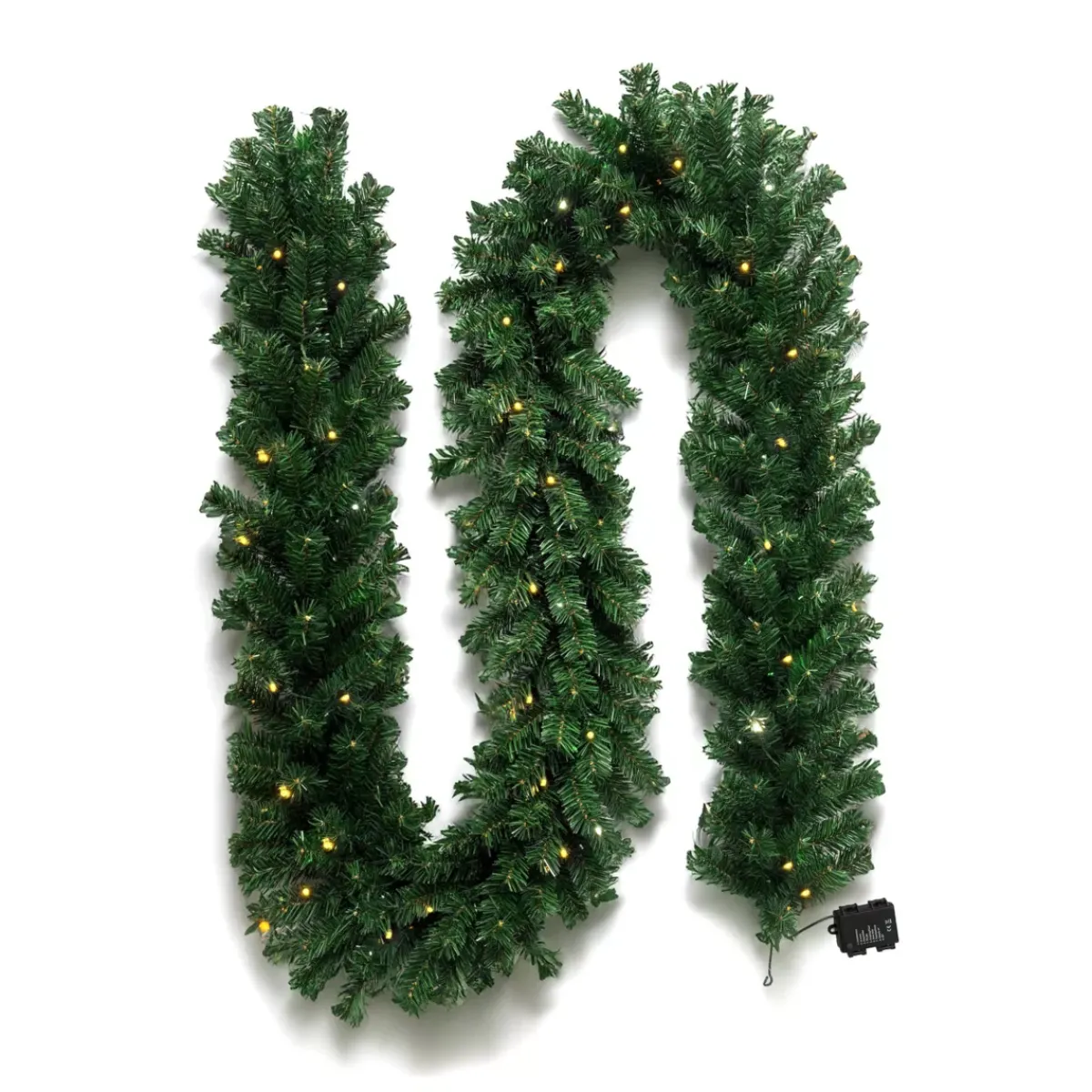 EMINZA Ghirlanda In Abete Artificiale|Alberi Di Natale Grande Dimensione-Ghirlanda abete luminosa Imperial Ø 25 cm Bianco caldo