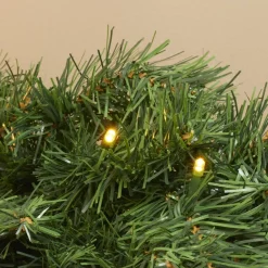 EMINZA Ghirlanda In Abete Artificiale|Alberi Di Natale Grande Dimensione-Ghirlanda abete luminosa Imperial Ø 25 cm Bianco caldo