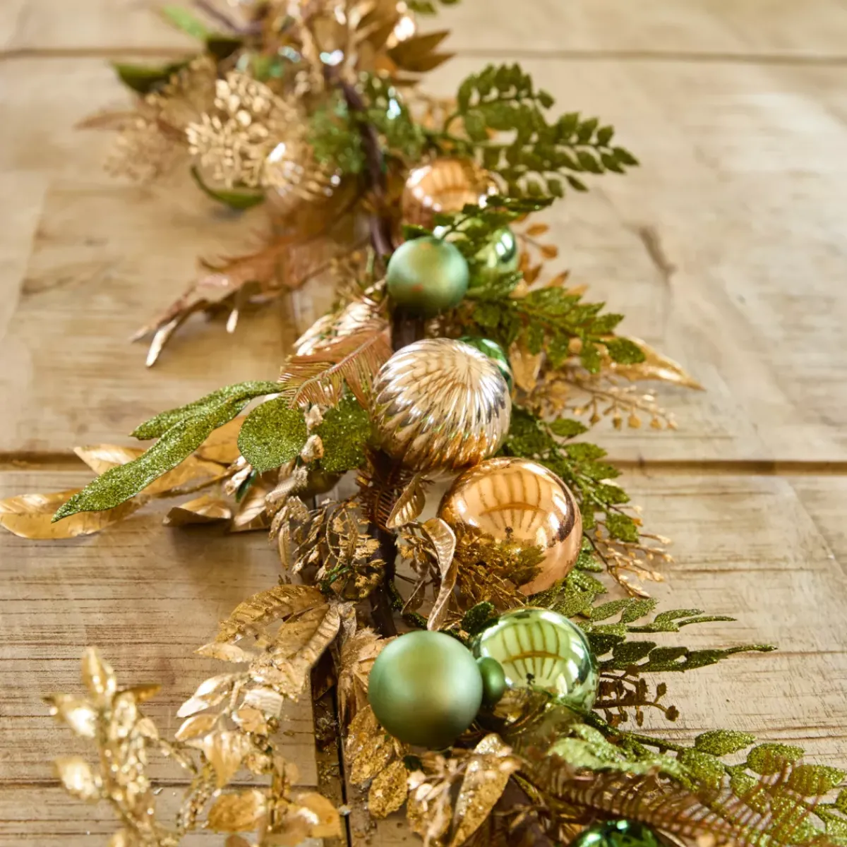 KAEMINGK Ghirlande Per Albero Di Natale-Ghirlanda decorativa (150 cm) Majesty e oro