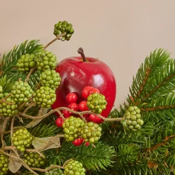 KAEMINGK Ghirlanda In Abete Artificiale-Ghirlanda di abete (180 cm) Mele dolci