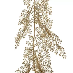 KAEMINGK Ghirlanda In Abete Artificiale-Ghirlanda di foglie (150 cm) Félia dorate