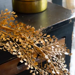 KAEMINGK Ghirlanda In Abete Artificiale-Ghirlanda di foglie (150 cm) Félia dorate