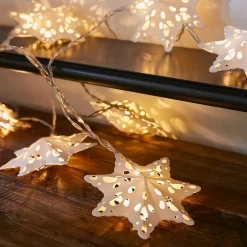 KAEMINGK Ghirlande Di Luci-Ghirlanda di luci a pile 10 LED (2,25 m) Fiocchi di carta