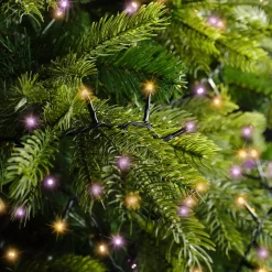 KAEMINGK Ghirlande Di Luci-Ghirlanda di luci 11 m 500 LED cavo nero NewLuxe Bicolore Arancione/viola