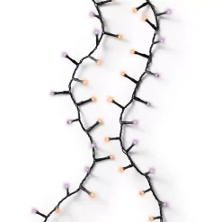 KAEMINGK Guilande Di Luci Grande Lunghezza|Ghirlande Di Luci-Ghirlanda di luci 22,5 m 1000 LED cavo nero NewLuxe Bicolore Arancione/viola