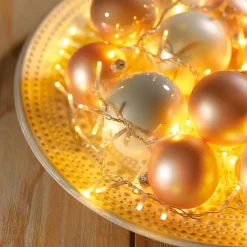 EMINZA Guilande Di Luci Grande Lunghezza|Ghirlande Di Luci-Ghirlanda di luci 45 m 2000 LED cavo trasparente NewLuxe Bianco caldo