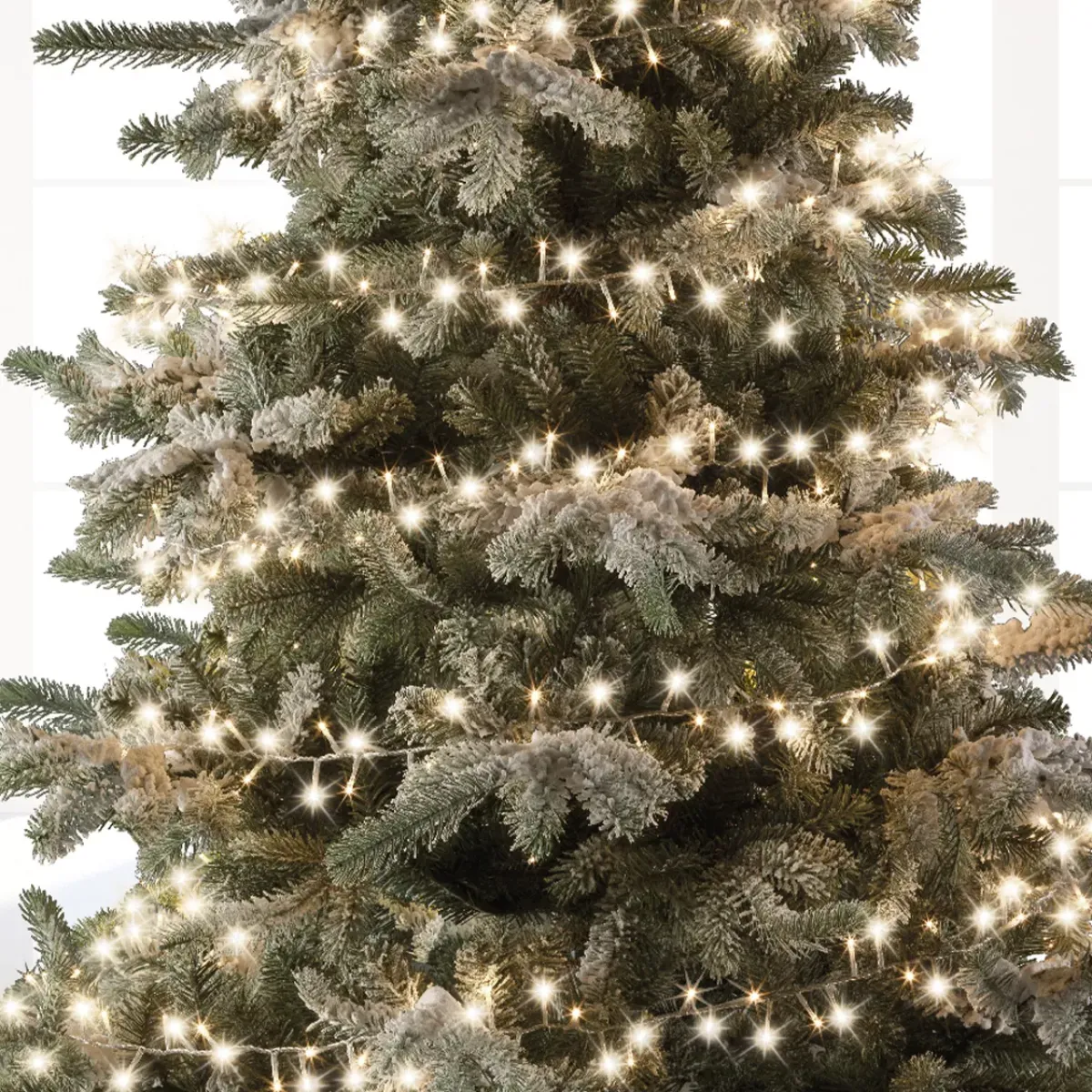 EMINZA Guilande Di Luci Grande Lunghezza|Ghirlande Di Luci-Ghirlanda di luci 34 m 1500 LED cavo trasparente NewLuxe Bianco caldo